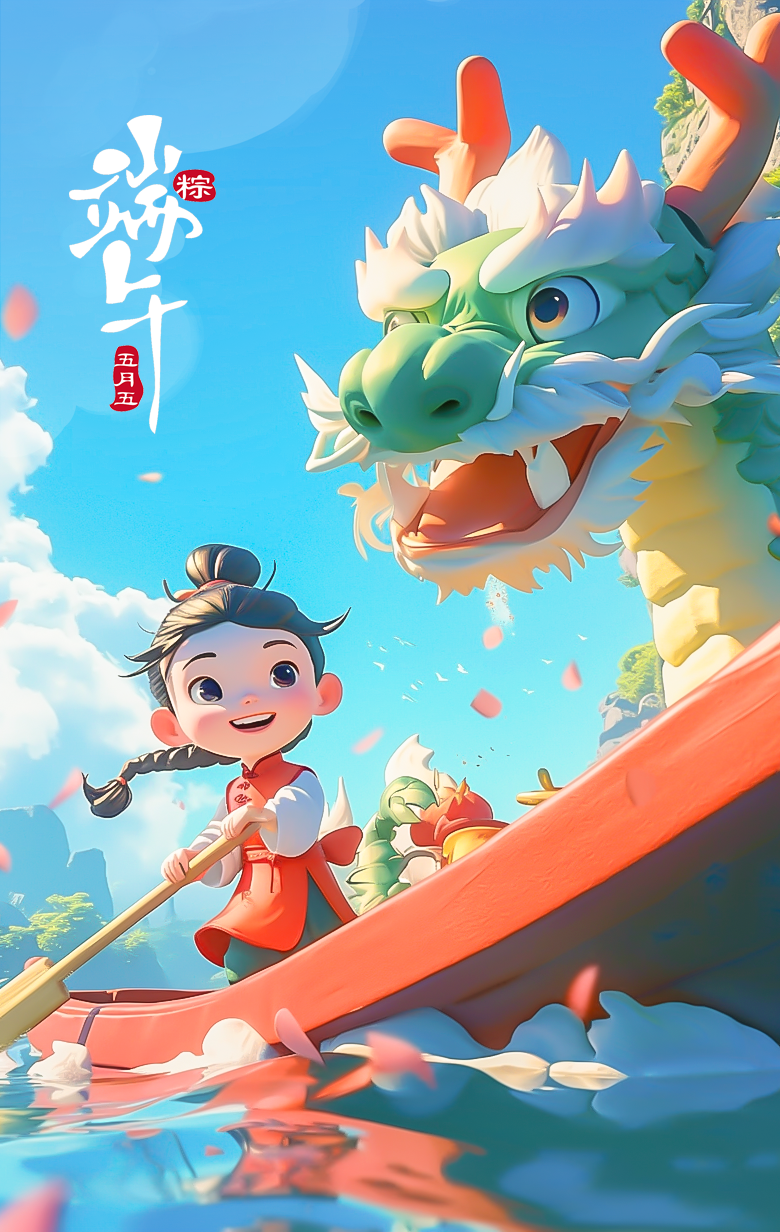 Midjourney生成端午节高品质海报(图10)